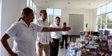 Se suma SSPT a colecta en apoyo a familias afectadas por inundaciones en Tamaulipas y Veracruz
