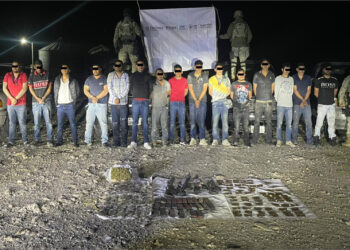 Ejército y Guardia Estatal aseguran armas y detienen a 15 personas en Tamaulipas