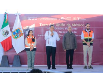 Inicia construcción del tren  Nuevo Laredo–Saltillo; será la frontera más importante de América Latina