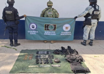 Operativo en Tierra Caliente arroja detenciones y arsenal asegurado en Apatzingán