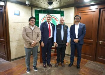 Revisan gobernador Américo Villarreal y director de Pemex proyectos estratégicos para Tamaulipas