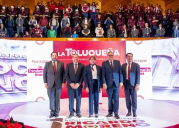 Toluca se reconstruye paso a paso: Ricardo Moreno presenta un informe que confirma el avance de la transformación
