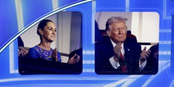 Primer encuentro Sheinbaum–Trump: diplomacia, sonrisas y mensajes políticos en el sorteo del Mundial 2026