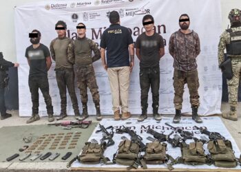 Plan Michoacán por la Paz y la Justicia cierra 2025 con nueve detenidos y nuevos aseguramientos