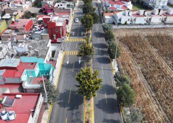 Realiza Ricardo Moreno programa histórico de pavimentaciones durante primer año de gestión