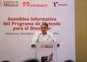 Reconoce Infonavit a Américo Villarreal por liderazgo en construcción de viviendas