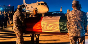 Rinden honores fúnebres a militares caídos en cumplimiento del deber en Jalisco