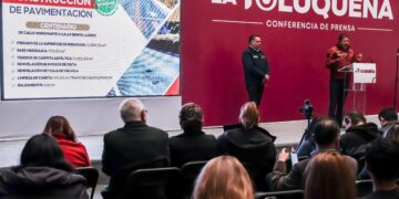 Mantiene Ricardo Moreno un ritmo constante en la entrega y avance de obra pública en Toluca