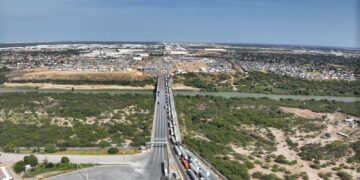 Ampliación del Puente Internacional de Nuevo Laredo fortalece liderazgo económico fronterizo de Tamaulipas