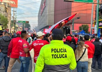 Activa Toluca operativo coordinado para resguardar a la afición en el Nemesio Díez