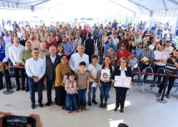Desde la mañanera, Claudia Sheinbaum encabeza entrega de viviendas en Tamaulipas