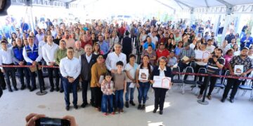 Desde la mañanera, Claudia Sheinbaum encabeza entrega de viviendas en Tamaulipas