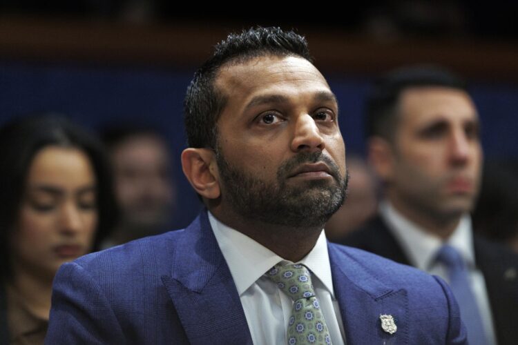 WASHINGTON (United States), 19/03/2026.- Kash Patel, Director of the FBI during a hearing of the House Select Committee on Intelligence on the 2026 Annual Worldwide Threats Assessment at the US Capitol, Washington USA, 19 March 2026. EFE/EPA/WILL OLIVER