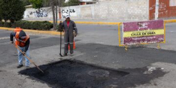 Avanza programa intensivo de bacheo con paso firme, lleva más cinco mil puntos atendidos