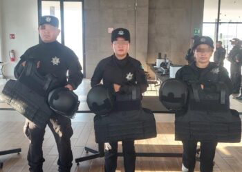 Entrega SSPT equipo táctico a la Guardia Estatal en Nuevo Laredo