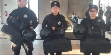 Entrega SSPT equipo táctico a la Guardia Estatal en Nuevo Laredo