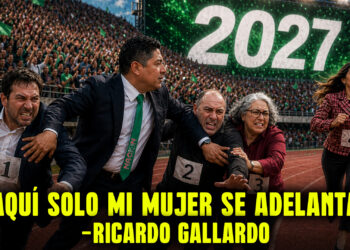 ¡Aquí solo mi mujer se adelanta!: Ricardo Gallardo