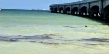 Manchas de crudo alarman en Yucatán: detectan fuga en ducto submarino en Puerto Progreso