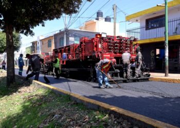 Avanza la transformación con el “Diablo Dragón”, ahora en la calle Laguna de Siete Colores