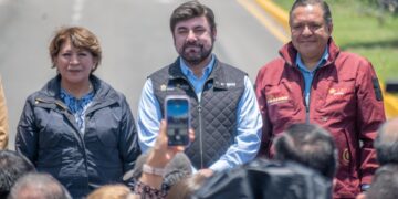 Inauguran gobernadora Delfina Gómez y alcalde Ricardo Moreno mejoramiento urbano de vialidades.