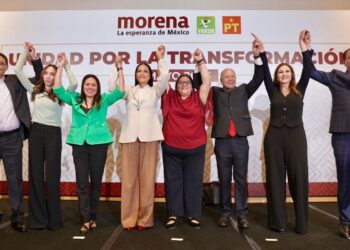 Morena, PT y PVEM mantendrán alianza rumbo a las elecciones de 2027