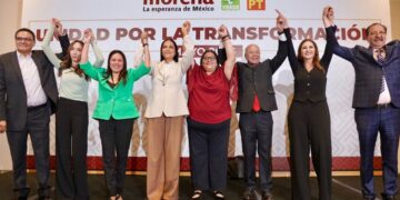 Morena, PT y PVEM mantendrán alianza rumbo a las elecciones de 2027