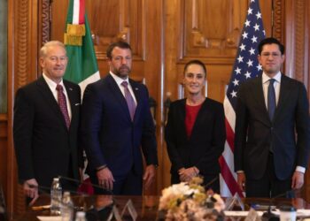 Sheinbaum y secretario de Seguridad de EE.UU. acuerdan fortalecer colaboración bilateral
