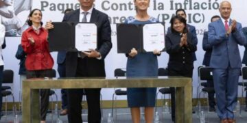Sheinbaum y empresarios renuevan el PACIC; canasta básica se mantendrá en 910 pesos