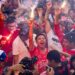 Toluca se pinta de rojo y celebra el campeonato de la Concacaf de los Diablos