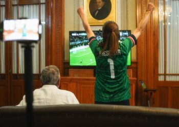 Sheinbaum celebra clasificación de México: “Su triunfo nos llena de orgullo”