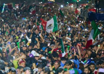 Más de 730 mil personas celebran triunfo de México sobre Corea del Sur en la CDMX