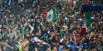 Más de 730 mil personas celebran triunfo de México sobre Corea del Sur en la CDMX