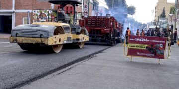 Rescata Ricardo Moreno calles y vialidades con el “Diablo Dragón”