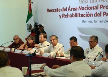 Revisa Américo avances de la estrategia integral para rescatar  Laguna La Escondida y rehabilitar el Parque Cultural Reynosa