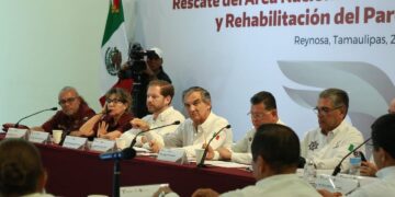 Revisa Américo avances de la estrategia integral para rescatar  Laguna La Escondida y rehabilitar el Parque Cultural Reynosa