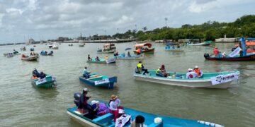 Procesión Náutica de la Virgen del Carmen fortalece la tradición y el turismo en el sur de Tamaulipas