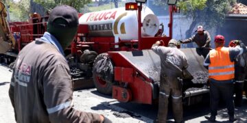Con trabajo en equipo, Ricardo Moreno logra el programa de pavimentación más importante en la historia de Toluca