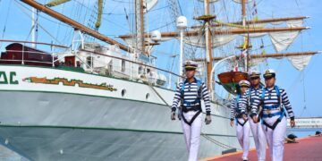 Zarpa el Buque Escuela Cuauhtémoc para iniciar el Crucero Pacífico Norte 2026