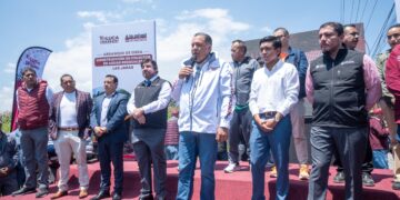 Inicia construcción del Colector Las Jaras, participan los tres niveles de gobierno