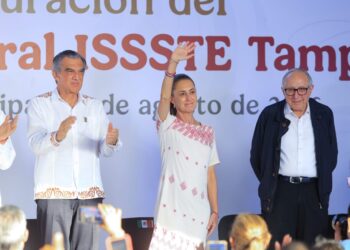 Inaugura presidenta Sheinbaum Hospital General del ISSSTE en Tampico; se recupera el acceso a la salud pública