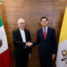 Dialoga Roberto Velasco con secretario de Estado del Vaticano sobre agenda bilateral