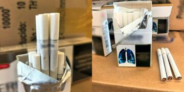 Aseguran 52.5 millones de cigarros apócrifos procedentes de Vietnam en Michoacán