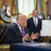 Plantea Trump cambiar el nombre del Atlántico o Pacífico por “océano América”