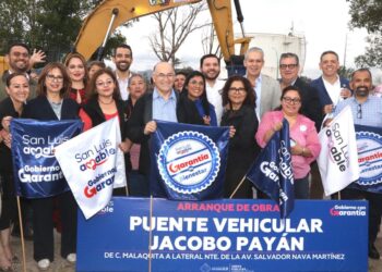 Arranca Enrique Galindo construcción del puente Jacobo Payán-Salvador Nava