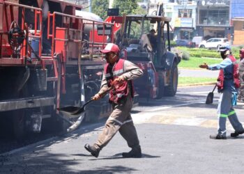 Avanza repavimentación de Matlatzincas con el “Diablo Dragón”