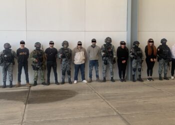 Detienen a nueve integrantes del CJNG en Michoacán