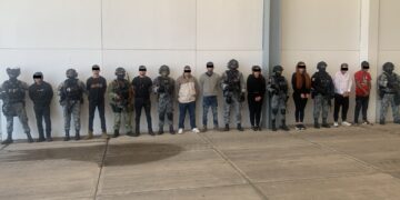 Detienen a nueve integrantes del CJNG en Michoacán
