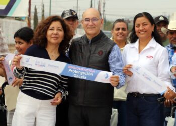 Enrique Galindo entrega nueva obra vial en el norte de la ciudad
