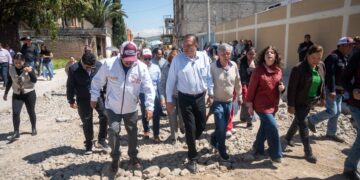 Avanza la transformación en nueve calles de la colonia Parques Nacionales: Ricardo Moreno