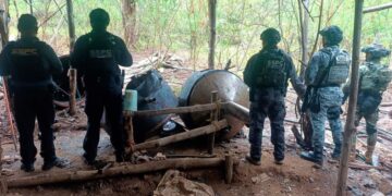 Inhabilitan tres narcolaboratorios en Guerrero donde elaboraban metanfetamina